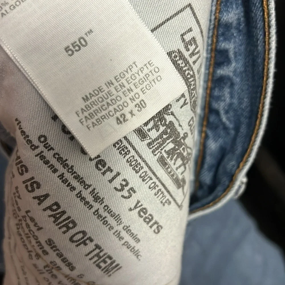 Levi’s 550 jeans size 42x30